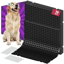 Ohlela 16 Pack Black Scat Mats For - 16 X 13 Pet Deterrent Mat 1 Spike.