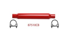 Cherry Bomb 87510CB Resonator, 23inch OAL, 18in Body, 2.25" Inlet / Outlet