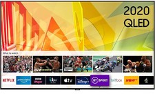 Samsung QE75Q90TATXXU 2020 75" QLED 4K HDR 2000 Smart TV [Missing Items/Marked]