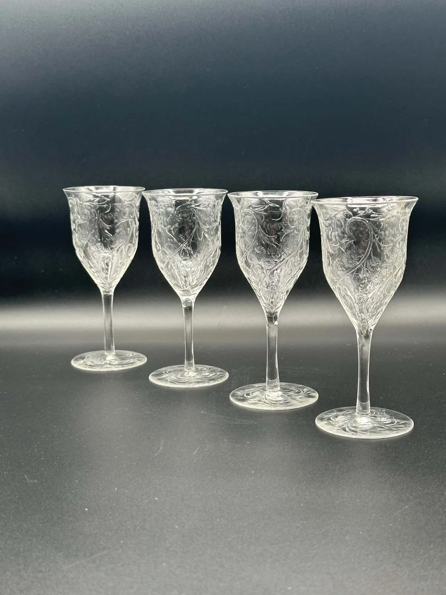 未使用　Webb ブランデーグラス　5客 未使用 Webb ブランデーグラス 5客 Webb Crystal In Vintage Cut Glass