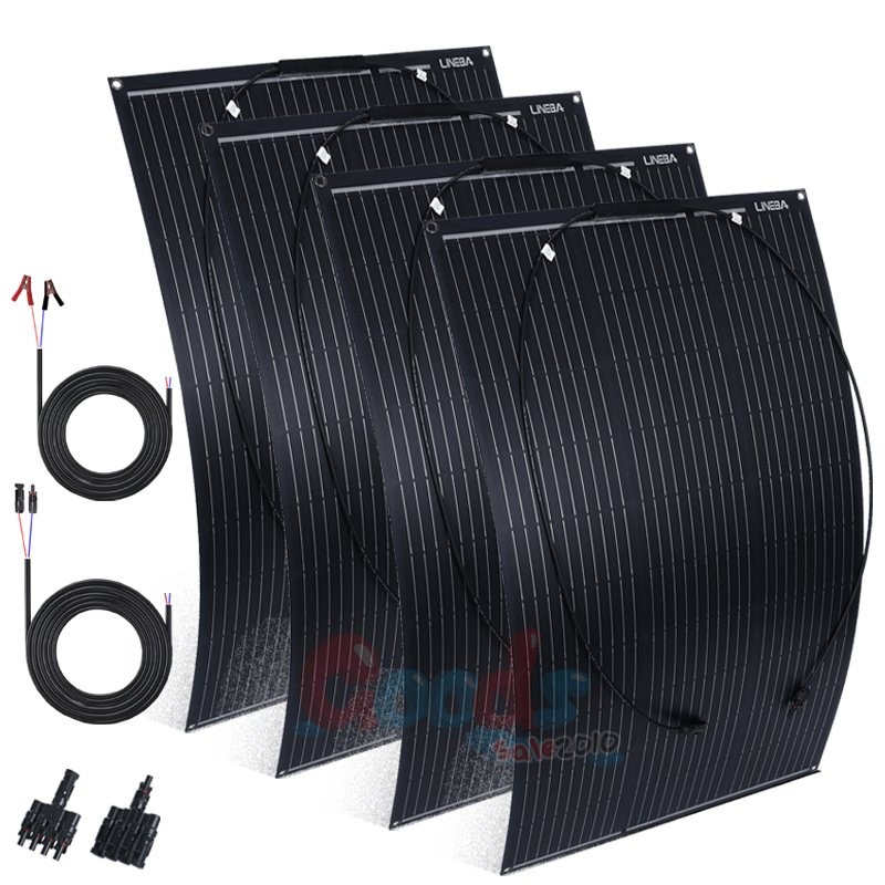 400W Watt 12V Mono Solar Panel Charging Battery Power Camp Off-Grid RV Home Boat