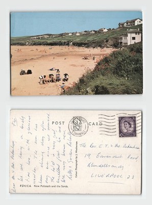 Postkarte - New Polzeath and the Sands, Cornwall Beach Szene VERSCHICKT