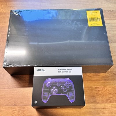 ANALOGUE 3D Console Grape + 8BitDo 64 Bluetooth Controller Bundle NEW Sealed