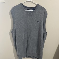 Men Chaos Ralph Lauren Gray Sweater Vest XXL