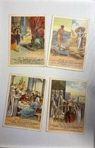 Holy Cards. Set of 4. David C Cook.