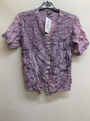 Classic Short Sleeve Blouse Antracite (Classic) Free UK P&P Top-quality