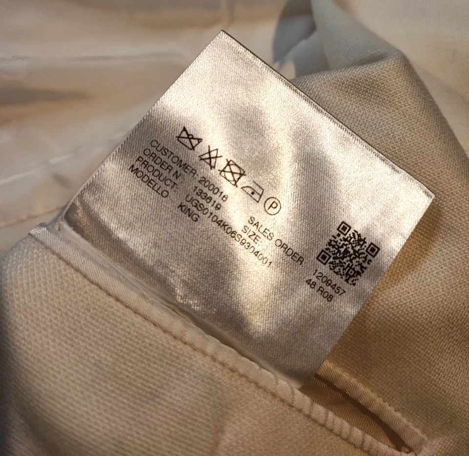 NWOT KITON KNT MENS HOODED WHITE JACKET CASHMERE COTTON SZ 48 EU 38 US (K8) - Image 4 of 4