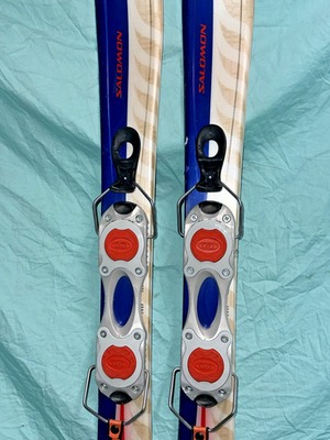 ebay salomon ski blades 🔥 Salomon SNOWBLADE Ski Boards 99cm Snow Blades w/ SB Bindings, Leashes ⛷️