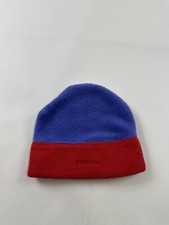 Patagonia Beanie Hat Size Kids Made In USA Vintage Fleece Cap
