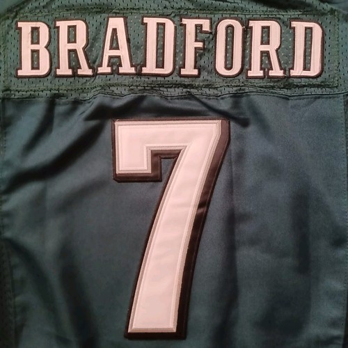 Nike Philadelphia Eagles Sam Bradford #7 Jersey Mens 44 Green NFL Football - Picture 11 of 19