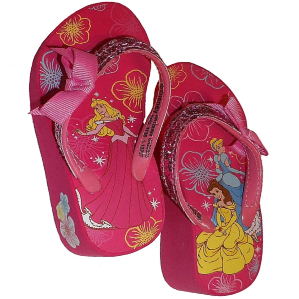 Chanclas de plataforma Disney Priness para niñas pequeñas - 7/8 - Nuevas con etiquetas Foto 2 de 3
