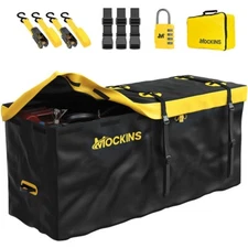 Mockins 20 Cu Ft. Yellow Weatherproof Car Carrier Cargo Bag (60"x20"x28.5")