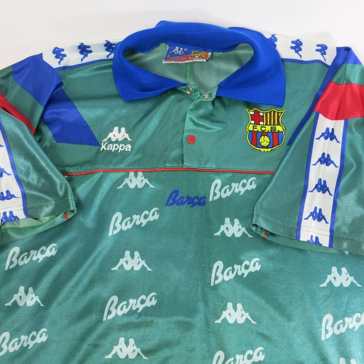 Barcelona 1994 Kappa Green Away Romario Football Shirt