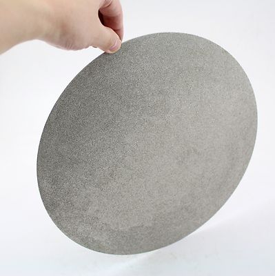 12 inch Diamond Fine Grinding Wheel 400 Grit Coated No Hole Flat Lap Disc 