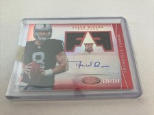 2013 CERTIFIED AUTO AUTOGRAPH JERSEY PATCH TYLER WILSON ROOKIE CARD #126/250