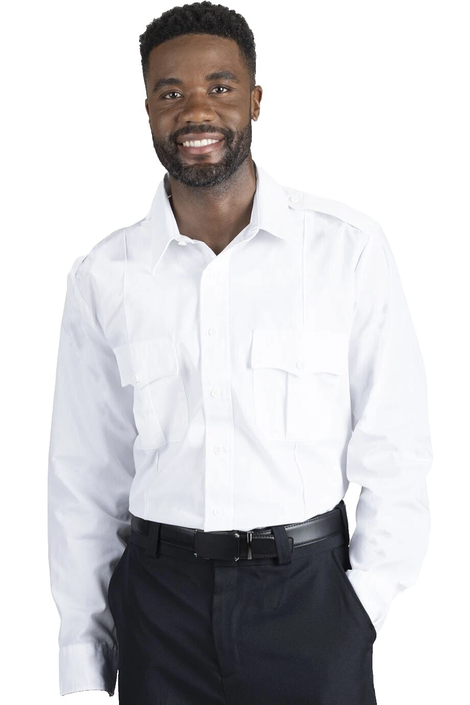 Edwards Listrado, casual, com Botões Camisas para Homens