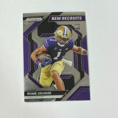 2024 Panini Prizm Draft Picks NEW RECRUITS ROME ODUNZE RC