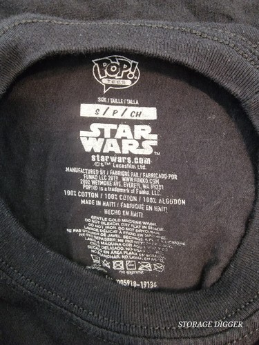 T-shirt pop star wars ragazzo S nera stile chibi Darth Vader sono tuo padre - Foto 12 di 12