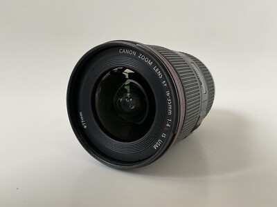 Canon EF 16-35mm Image Stabilizer Ultrasonic Lens f/4 aperture