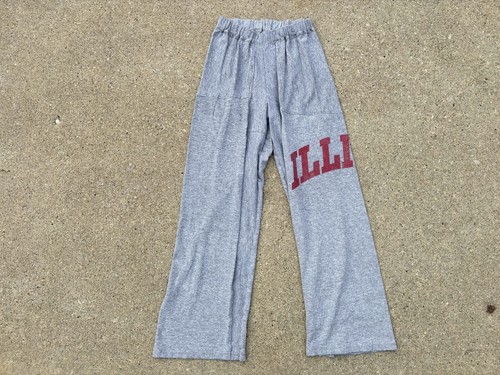 University of Illinois Fighting Illini outfit t-shirt pajama set youth sz 8/10 - Picture 7 of 9