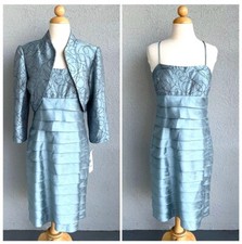 Eliza J 2 Pc Beaded Dress Set Size 10. NWT. Retail $139