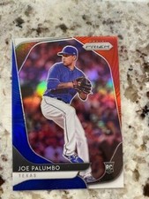 2020 PANINI PRISM WAVE RED BLUE WHITE PRIZM ROOKIE CARD RANGERS JOE PALUMBO #73