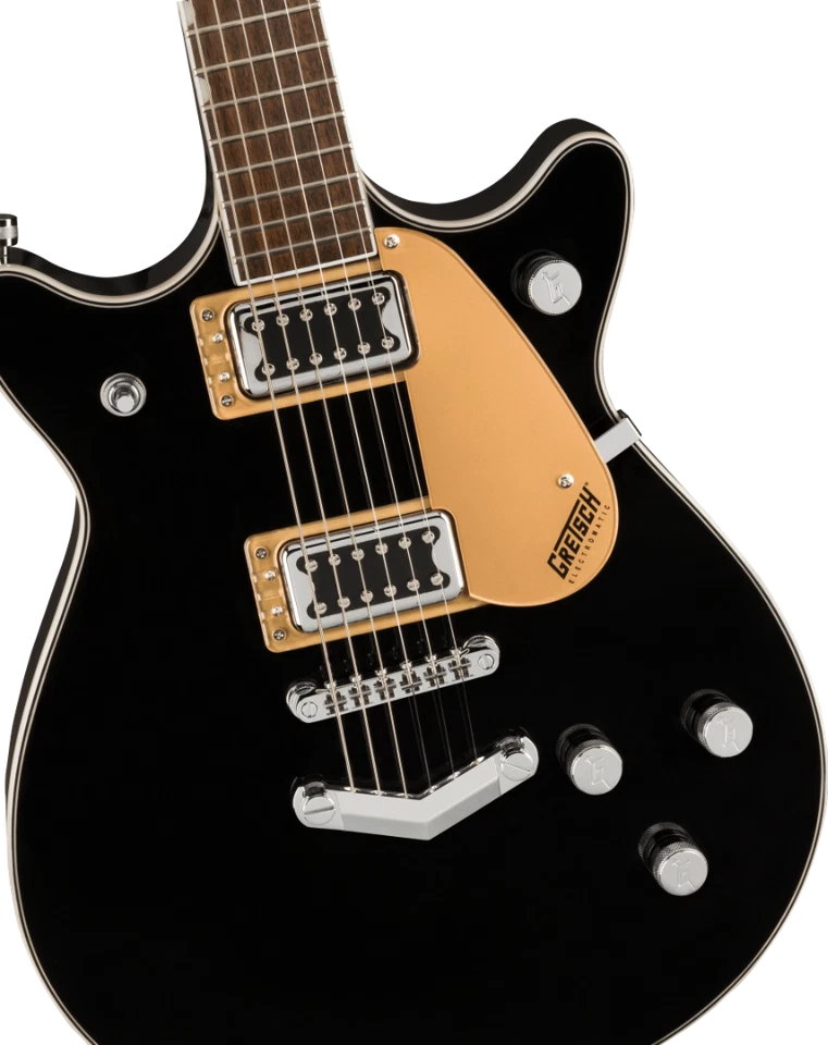 Gretsch G5222 Electromatic Double Jet BT с V-Stoptail, глянцевая черная отделка - Изображение 2 из 4