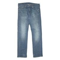 LEVI'S 513 Jeans Mens Blue Slim Straight Stone Wash W30 L32