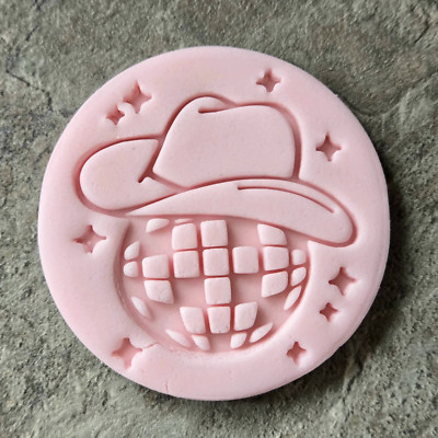 Disco Cowboy Keksstempel | Präger Fondant / Glasur Ausstecher Junggesellinnenabschied