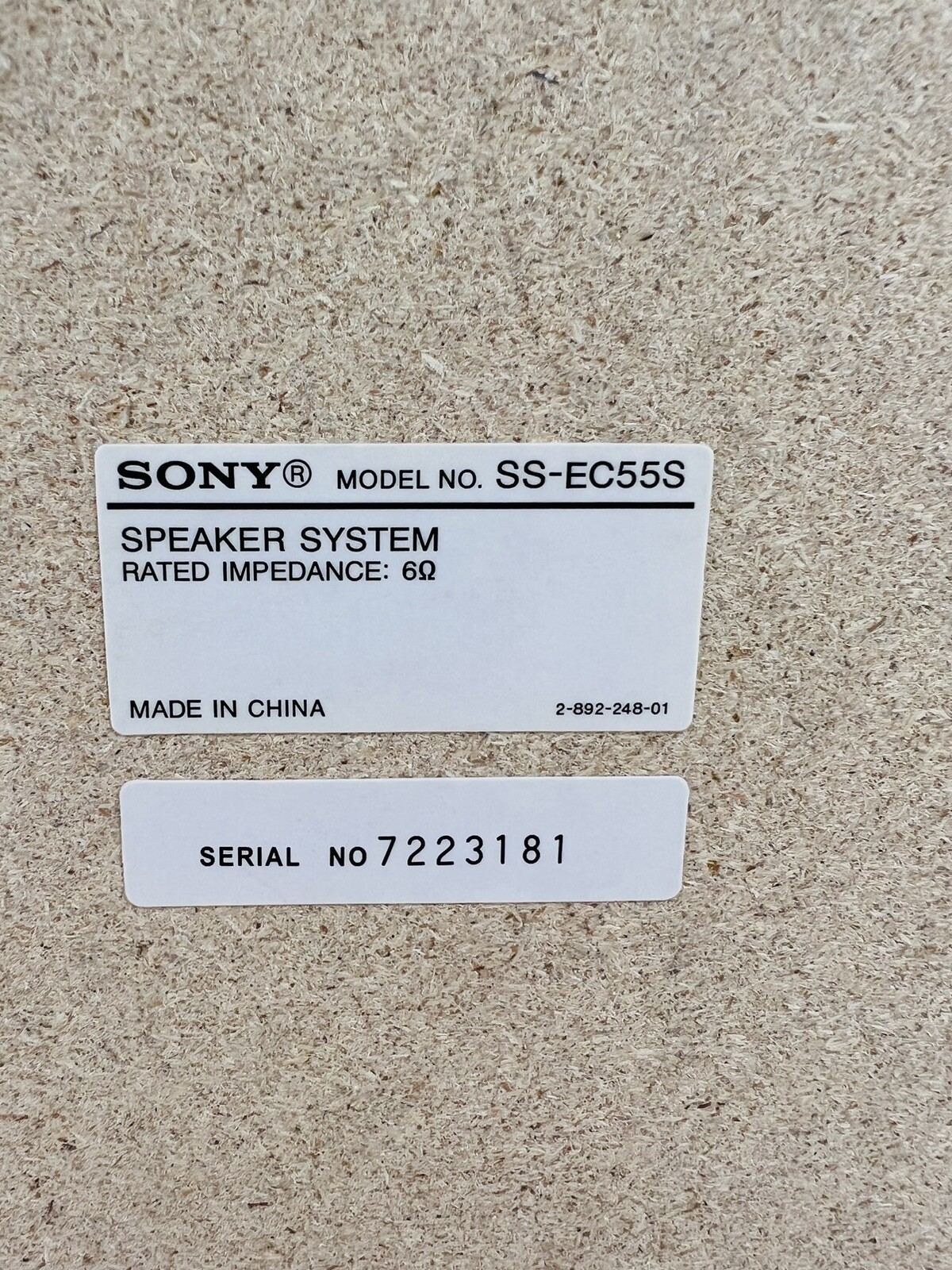 Sony MHC-EC55 - HiFi Component System 3-Disc CD Changer Bookshelf Stereo System 