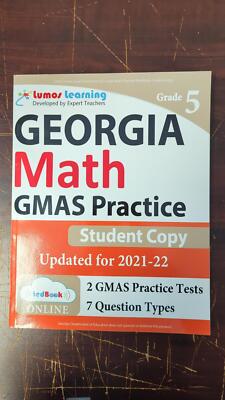Georgia Math GMAS Practice, Grade 5- Student Copy 2021-2022