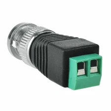 Male Coax CAT5 To Coaxial BNC Cable Connector adapter Camera CCTV Video Balun US