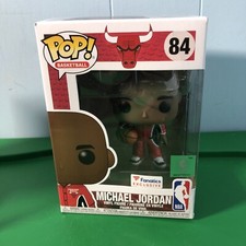 Michael Jordan Funko Pop Exclusive #84 Chicago Bulls Red Warm Up Suit Brand New