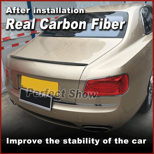 For Bentley Flying Spur W12 Sedan 2013-2019 Real Carbon Rear Trunk Spoiler Wing - Bild 2 von 13