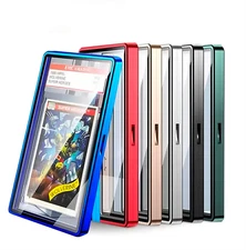 PSA & CGC Graded Card Protector - Aluminum Frame & Tempered Glass Display Case