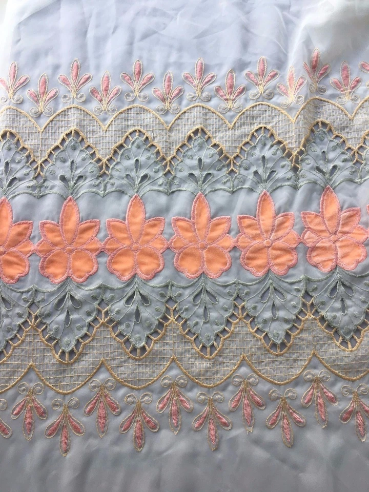 Cortinas de ventana transparentes satinadas decoración sala de estar rosa melocotón paneles 60x90" Foto 3 de 3