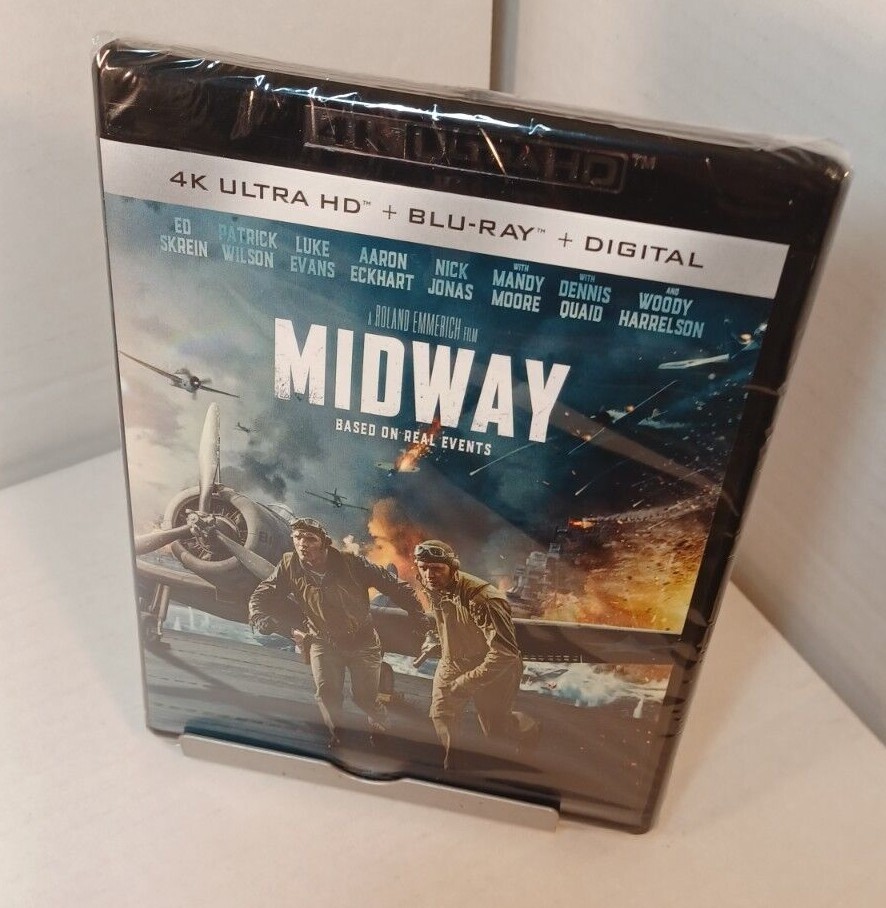 Midway (4K UHD+Blu-ray+Digital)-Brand NEW (Sealed) Shipping with Tracking