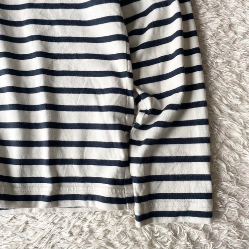 MHL. Margaret Howell T-shirt 100% Cotton Striped SizeⅡ(US:S) made in japan - Picture 5 of 13