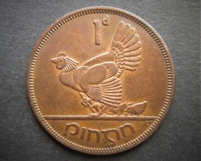 IRELAND 1965 PENNY  / SNIFF'S  ANCIENT COINS T-3