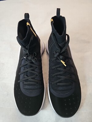 Under Armour Curry 4“More Dimes” 2017 Men's Size 11 Black White