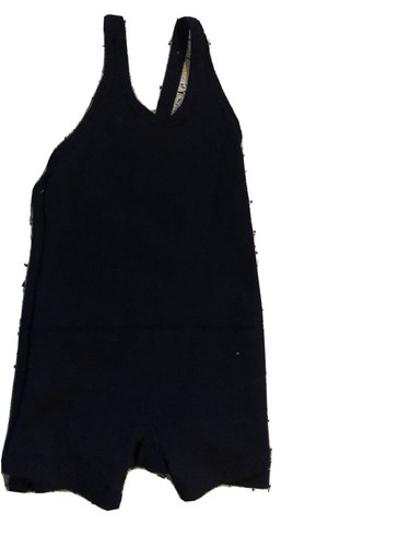 Vintage Original 1940s-50s One Piece Swim Suit Nav
