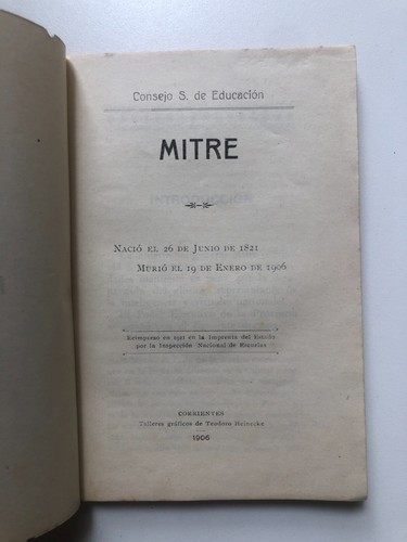 Bartolomé Mitre - Homenaje - 1921 - Imagen 2 de 2