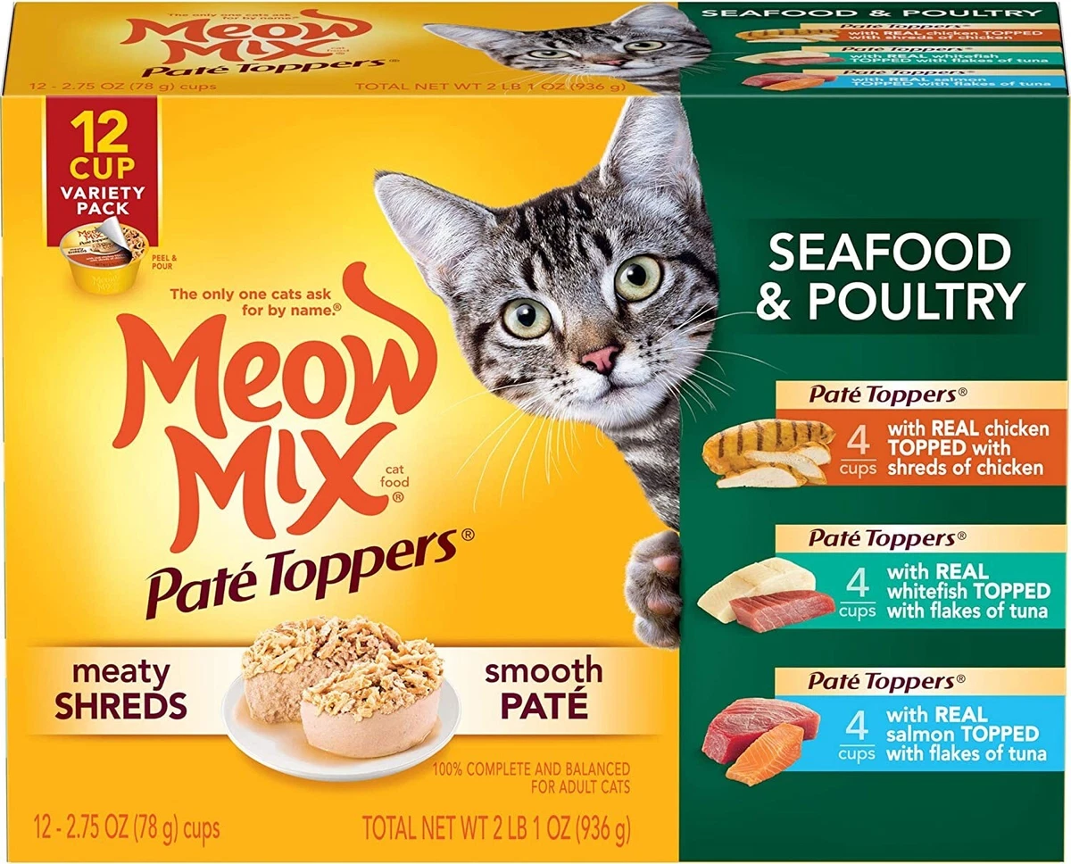 Meow Mix Cat Food, Poultry, Variety Pack