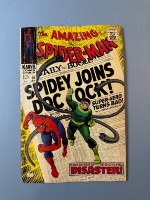 The Amazing Spider-Man #56 Doc Ock 1st App Capt George Stacy Marvel 1968