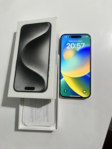 TikTok Installed – Apple iPhone 15 Pro – 128GB – Titanium White – Unlocked - Afbeelding 3 van 4