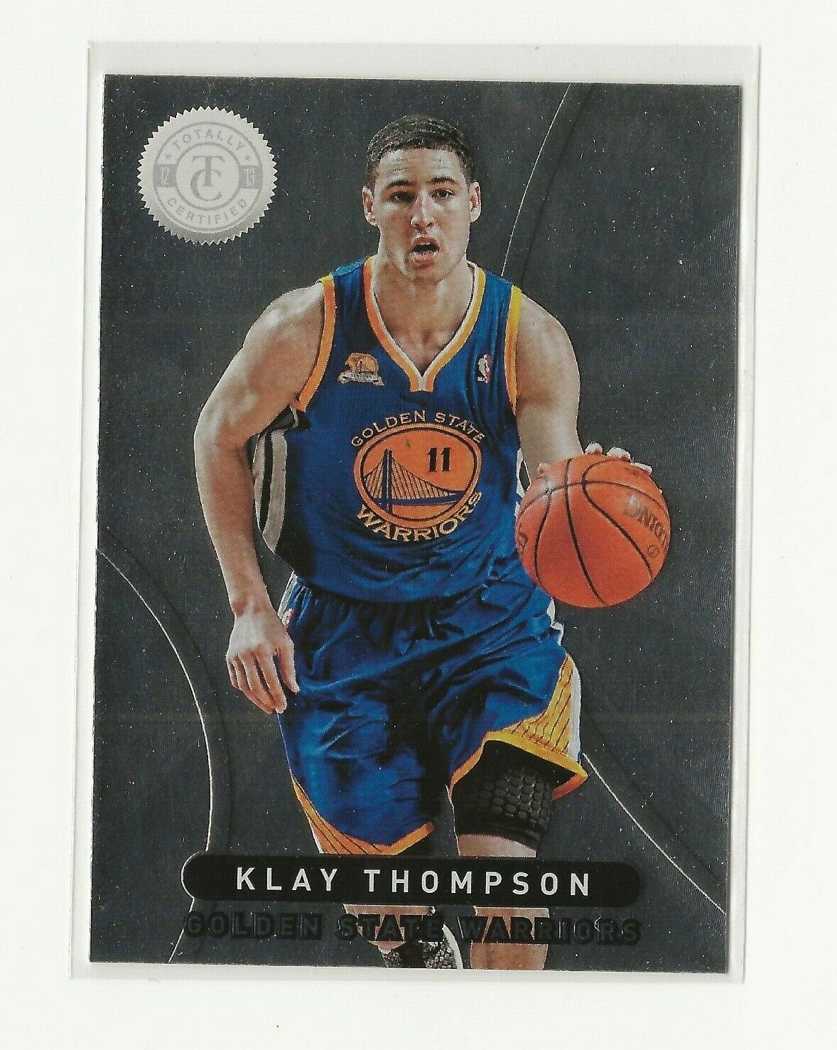 2012-13 PANINI TOTALLY CERTIFIED KLAY THOMPSON BASE ROOKIE RC #215 WARRIORS GSW
