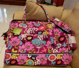 vera bradley frame travel bag
