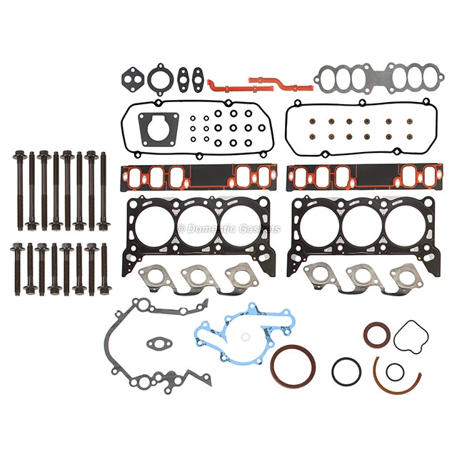 Juego de juntas completo pernos VIN 4 para Ford Mustang Mercury Cougar 97-98 3,8 L OHV Foto 2 de 4