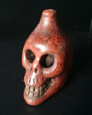 #ad Death Whistle Loud Real Aztec Red Original Medium Size Hand Crafted. $20.80