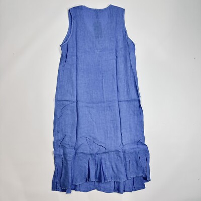 Francesca Bettini VNeck Sleeveless 100% Linen Dress Lagenlook Pervinca Sz Medium | eBay Francesca Bettini VNeck Sleeveless 100% Linen Dress Lagenlook Pervinca Sz Medium | eBay